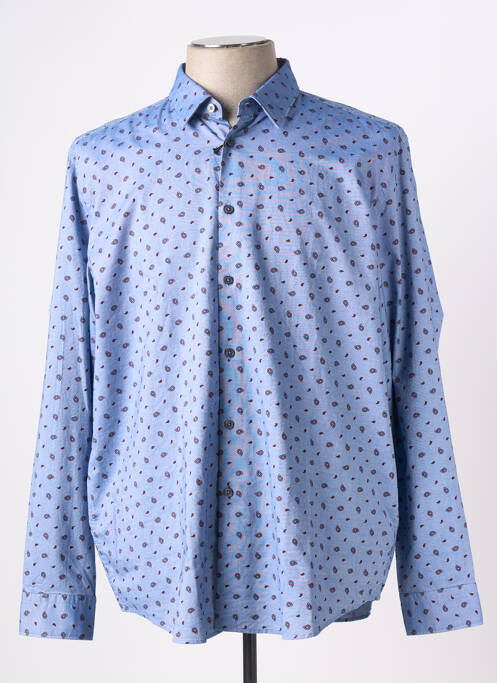 Chemise manches longues bleu HUGO BOSS pour homme