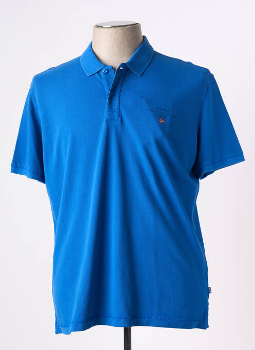 Polo bleu NAPAPIJRI pour homme