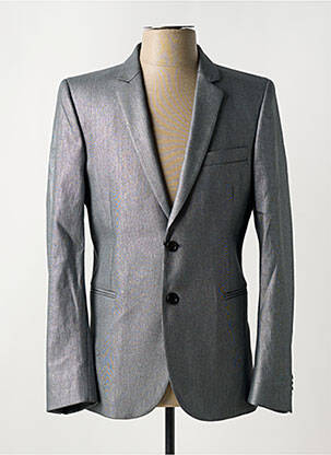 Blazer finition intérieure doublée gris PAUL SMITH homme