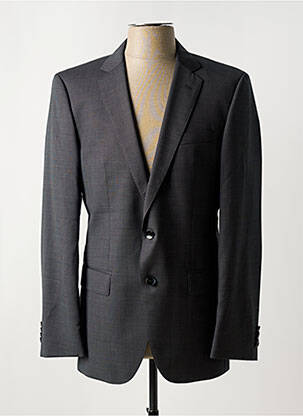 Blazer finition intérieure doublée gris HUGO BOSS homme