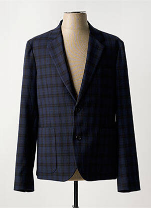 Blazer coupe cintrée bleu PAUL SMITH homme