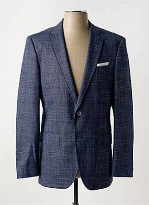 Blazer coupe cintrée bleu HUGO BOSS homme