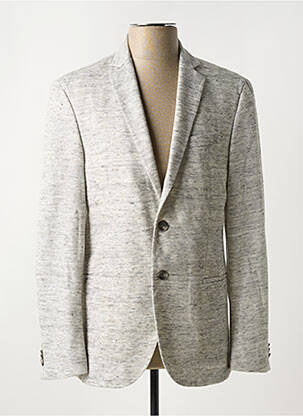 Blazer tissage chiné gris HUGO BOSS homme