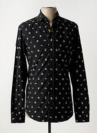 Chemise manches longues imprimé fantaisie noir HUGO BOSS homme