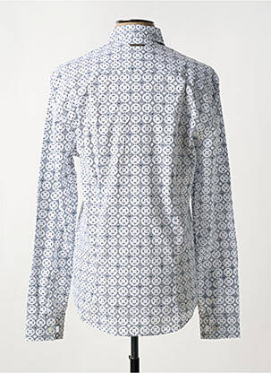 Chemise manches longues imprimé fantaisie blanc FRANKIE MORELLO homme