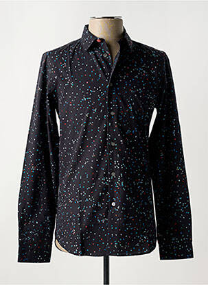 Chemise manches longues imprimé fantaisie noir PAUL SMITH homme