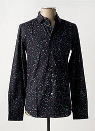 Chemise manches longues imprimé fantaisie noir PAUL SMITH homme
