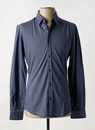 Chemise manches longues imprimé fantaisie bleu HUGO BOSS homme