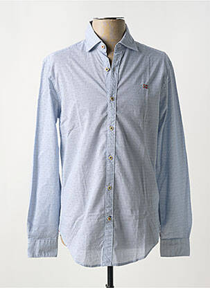 Chemise manches longues imprimé fantaisie bleu NAPAPIJRI homme