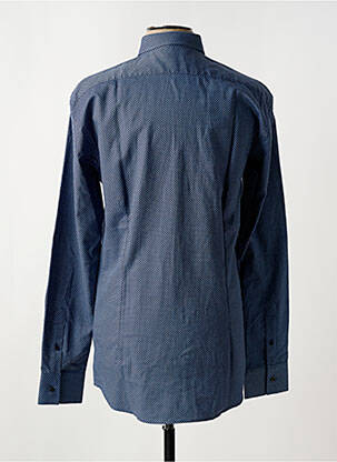 Chemise manches longues imprimé fantaisie bleu LAGERFELD homme