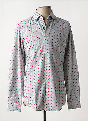 Chemise manches longues imprimé fantaisie gris HUGO BOSS homme