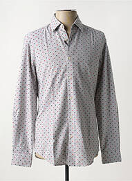 Chemise manches longues imprimé fantaisie gris HUGO BOSS homme