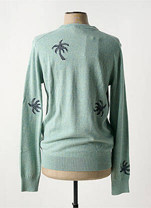 Pull col rond manches longues vert PAUL SMITH homme