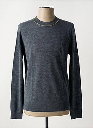 Pull tissage chiné manches longues gris PAUL SMITH homme