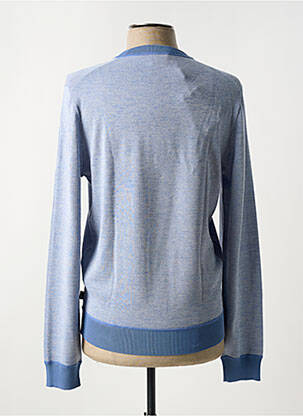 Pull col rond manches longues bleu HUGO BOSS homme