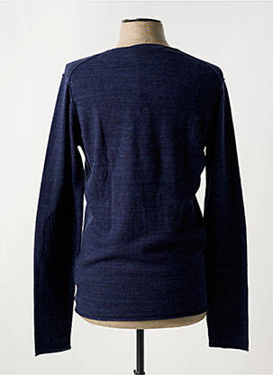 Pull col v manches longues bleu KARL LAGERFELD homme