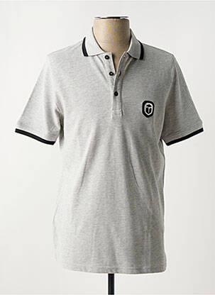 Polo coupe droite manches courtes gris FRANKIE MORELLO homme
