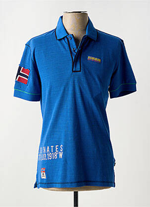 Polo coupe cintrée manches courtes bleu NAPAPIJRI homme