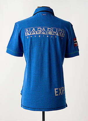 Polo coupe cintrée manches courtes bleu NAPAPIJRI homme