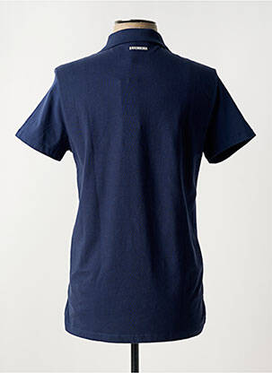 Polo stretch manches courtes bleu BIKKEMBERGS homme