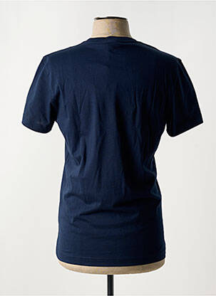 T-shirt coupe cintrée manches courtes bleu 8JS homme