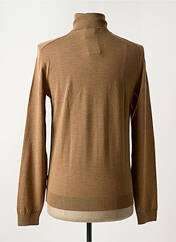 Pull col roulé marron HUGO BOSS pour homme seconde vue