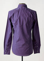 Chemise manches longues bleu MANUEL RITZ pour homme seconde vue