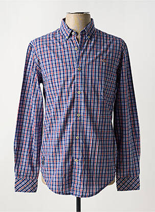 Chemise manches longues bleu NAPAPIJRI pour homme