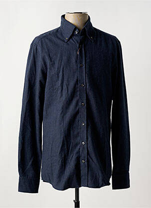 Chemise manches longues bleu STENSTRÔMS pour homme