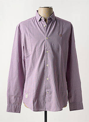 Chemise manches longues rouge NAPAPIJRI pour homme