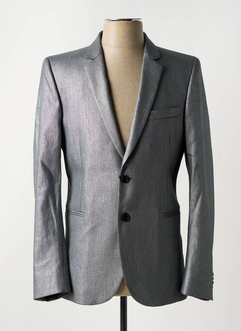 Blazer finition intérieure doublée gris PAUL SMITH homme
