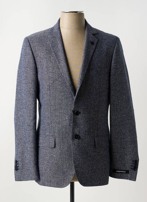Blazer coupe cintrée bleu LAGERFELD homme