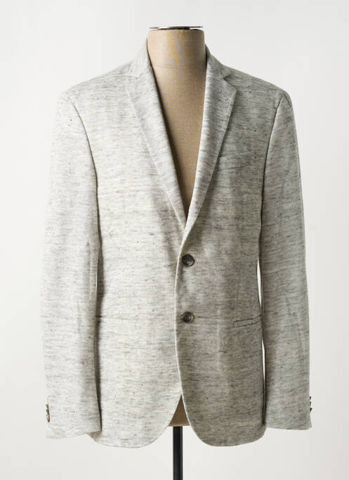 Blazer tissage chiné gris HUGO BOSS homme