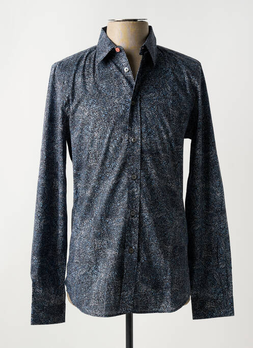 Chemise manches longues imprimé fantaisie bleu PAUL SMITH homme