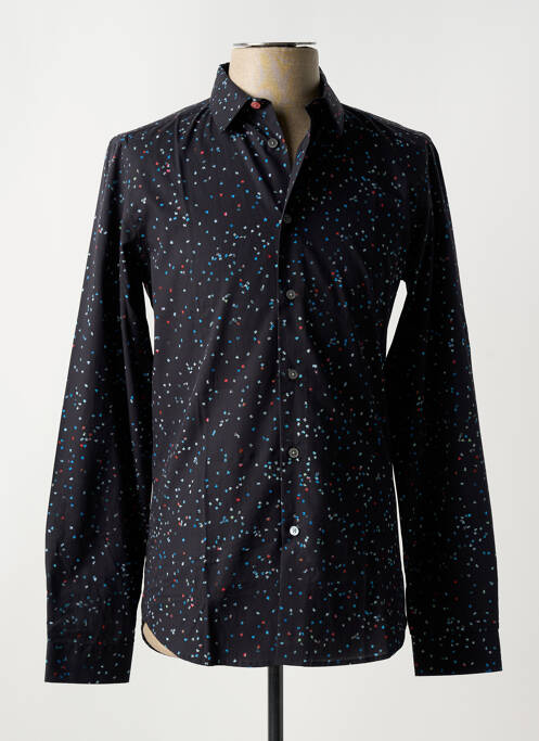 Chemise manches longues imprimé fantaisie noir PAUL SMITH homme