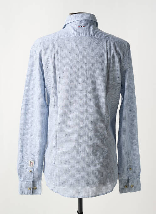 Chemise manches longues imprimé fantaisie bleu NAPAPIJRI homme