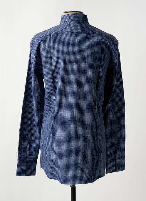 Chemise manches longues imprimé fantaisie bleu LAGERFELD homme
