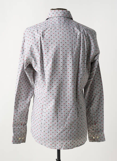 Chemise manches longues imprimé fantaisie gris HUGO BOSS homme