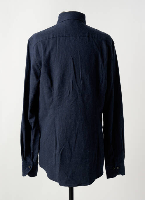 Chemise manches longues coupe droite bleu STENSTRÔMS homme