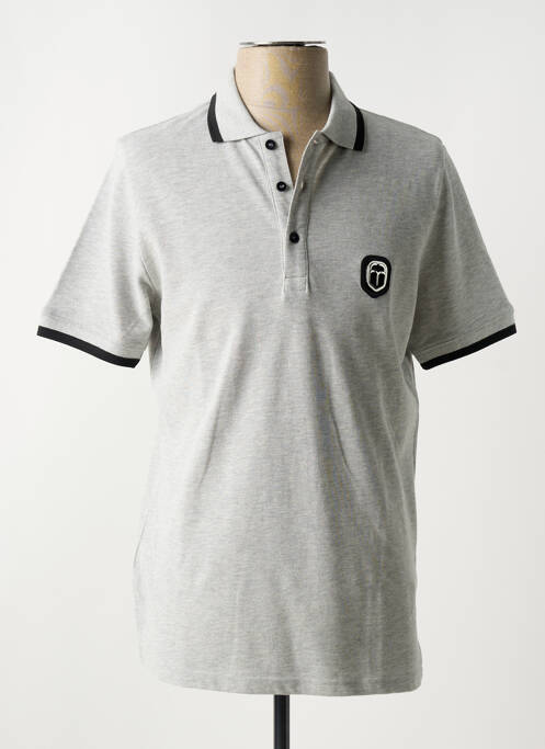 Polo coupe droite manches courtes gris FRANKIE MORELLO homme