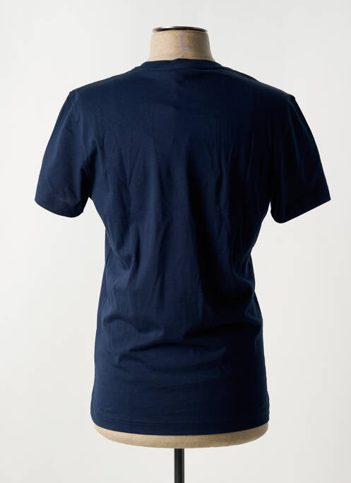 T-shirt coupe cintrée manches courtes bleu 8JS homme