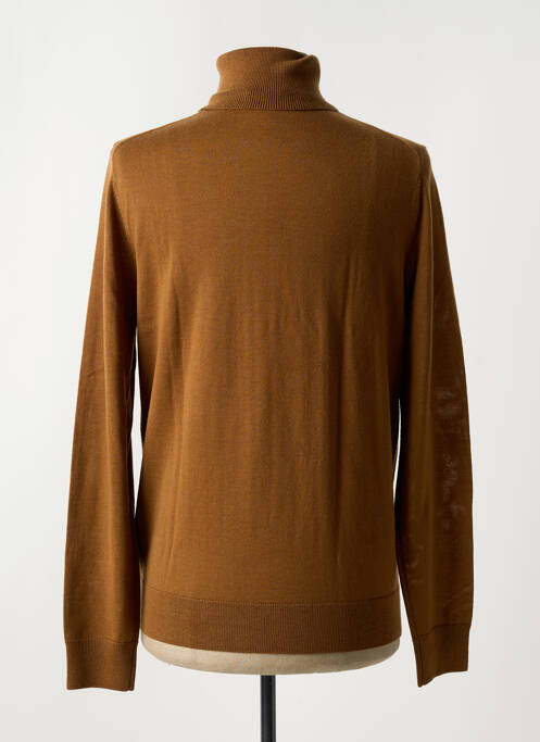 Pull col roulé marron PAUL SMITH homme