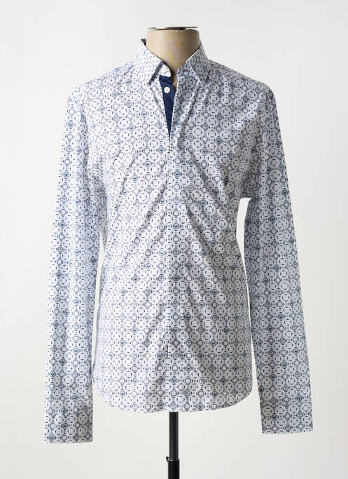 Chemise manches longues blanc FRANKIE MORELLO pour homme