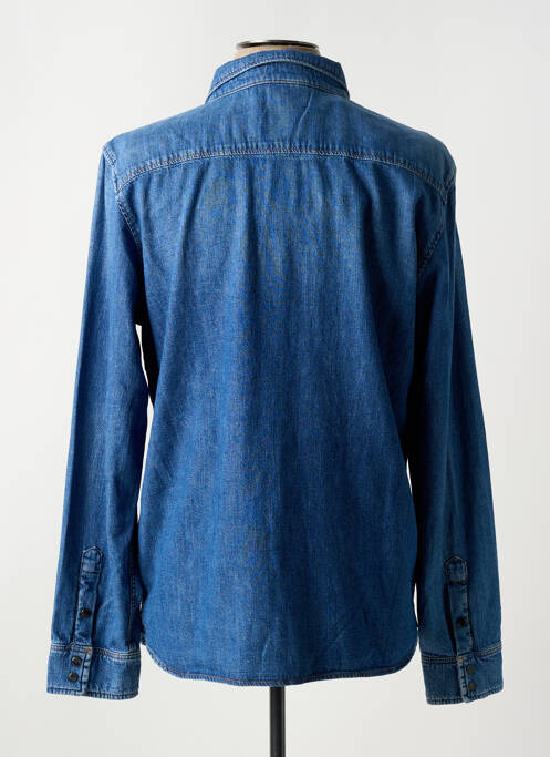 Chemise manches longues bleu FOR ALL MANKIND homme