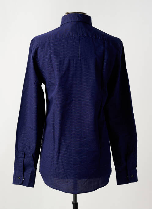 Chemise manches longues bleu TRUSSARDI JEANS homme