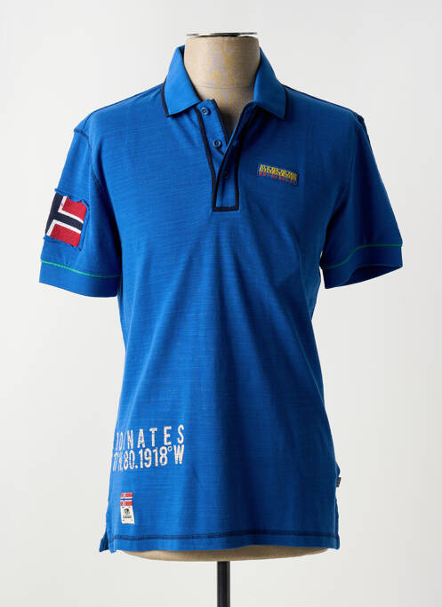 Polo bleu NAPAPIJRI pour homme