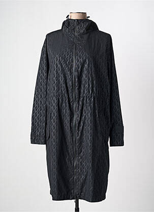Imperméable manches longues a capuche noir HUGO BOSS femme