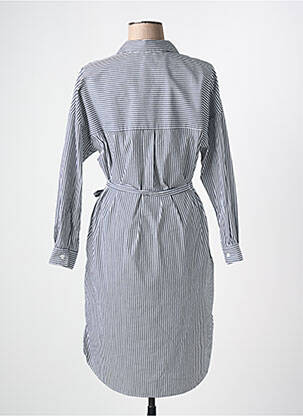 Robe mi-longue manches longues manches longues gris HUGO BOSS femme