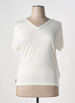 T-shirt col v manches courtes beige RRD (ROBERTO RICCI DESIGNS) femme