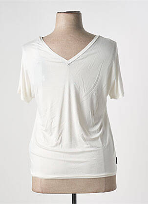 T-shirt col v manches courtes beige RRD (ROBERTO RICCI DESIGNS) femme